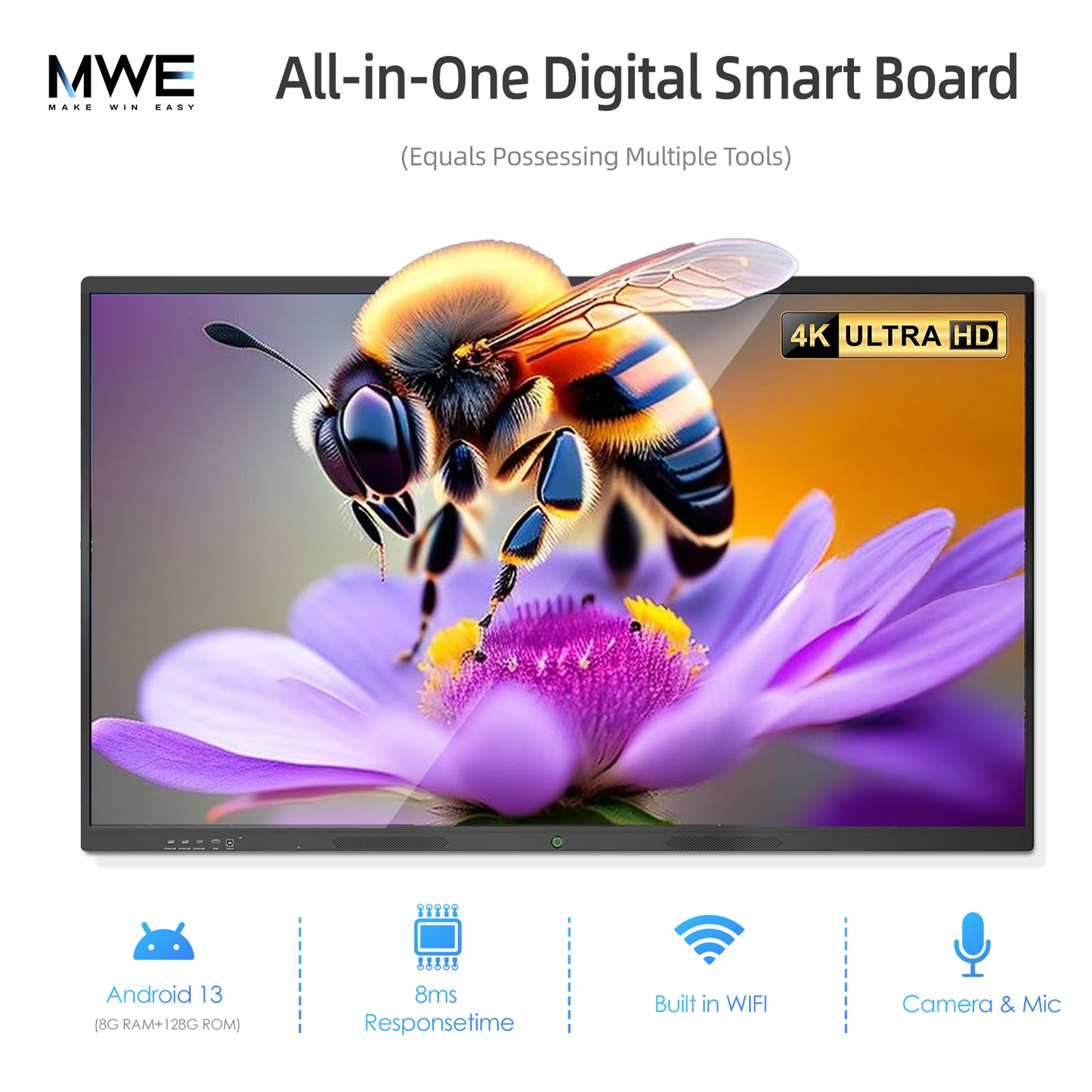 MWE Interactive Whiteboard 55-75 inch