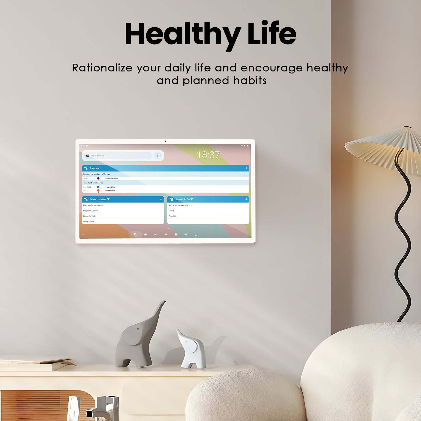 21.5" MWE Digitaler Kalender