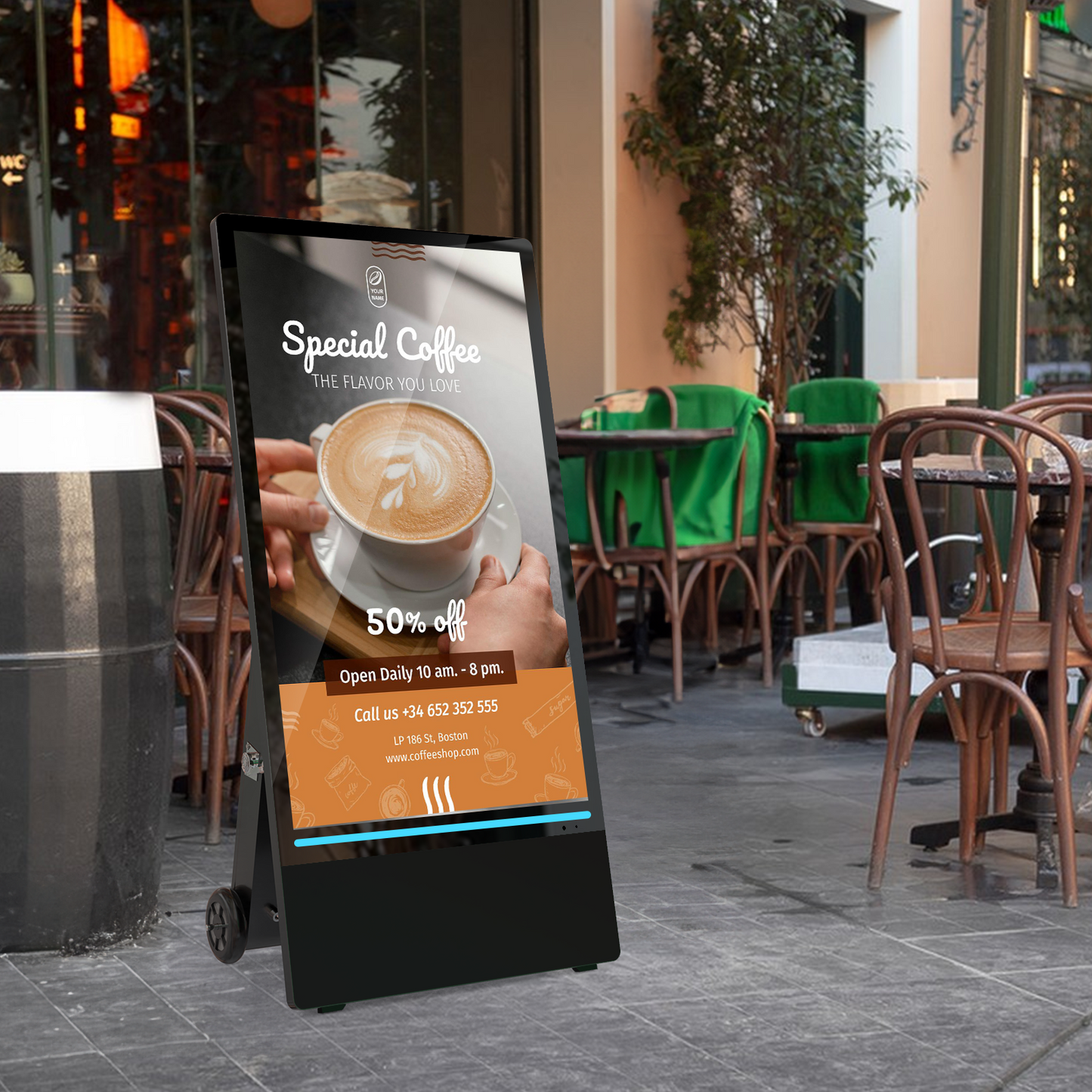 MWE Portable Semi Outdoor LCD Screen