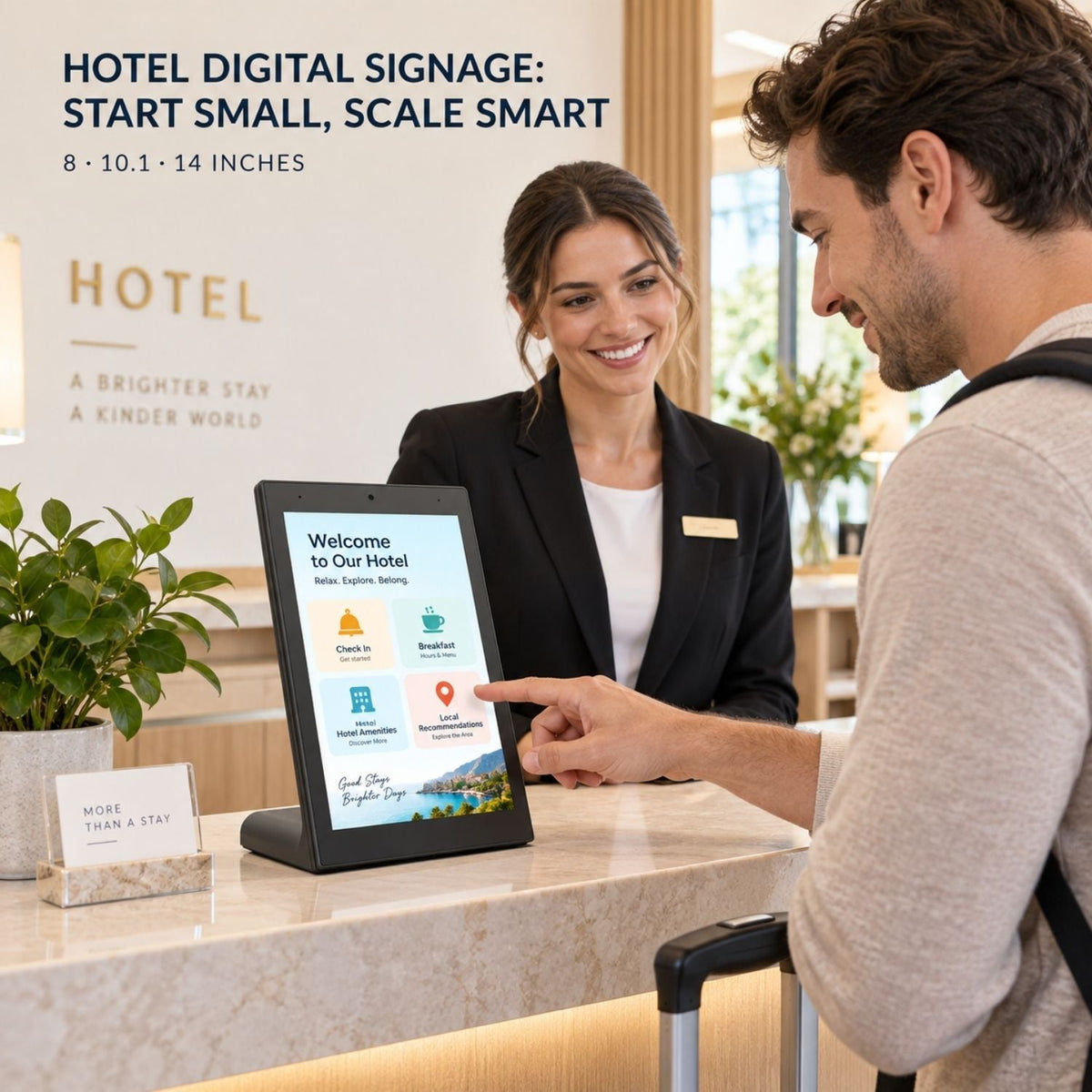 Hotel Digital Signage on a Budget: How to Start Small and Scale