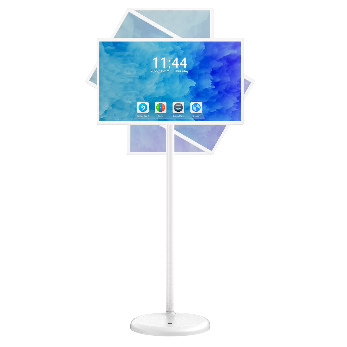 MWE Portable TV on Wheels Smart Touch Screen