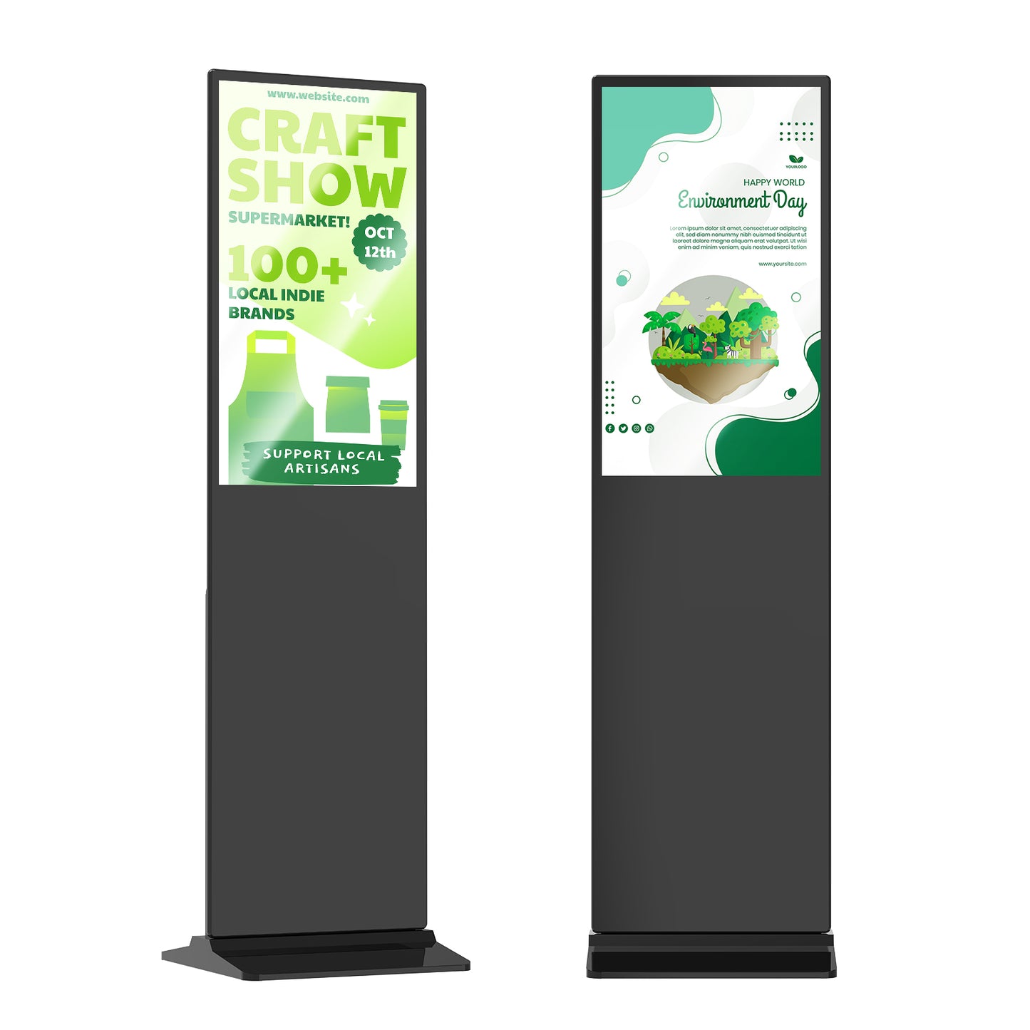 MWE Floor standing Digital Signage 32" - 65"