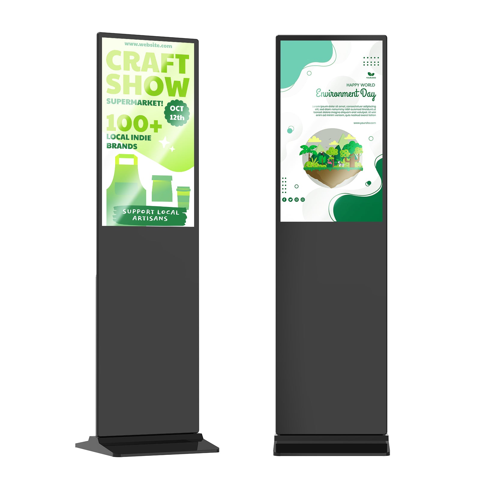 MWE Floor standing Digital Signage 32" - 65"