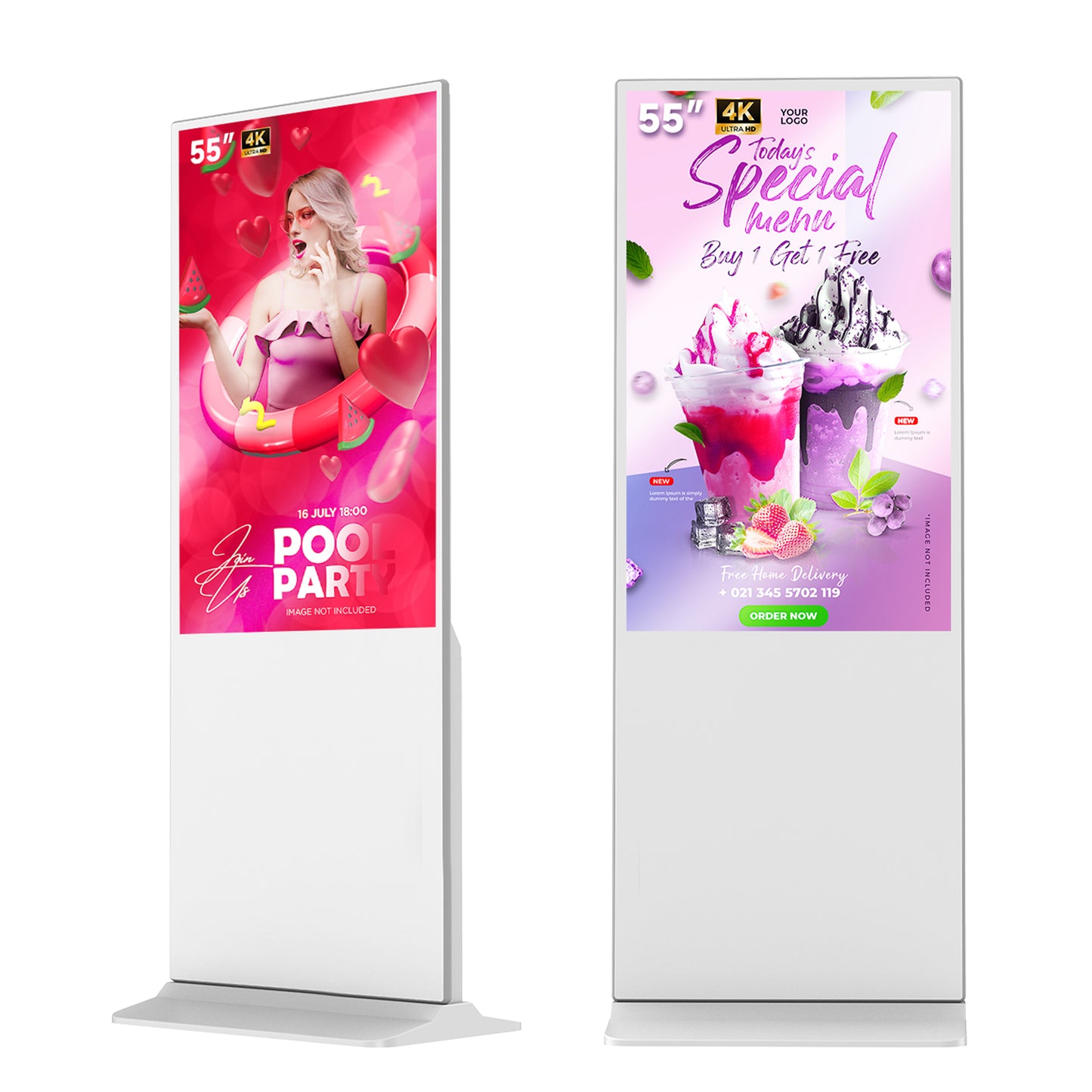 MWE Floor standing Digital Signage 32" - 65"