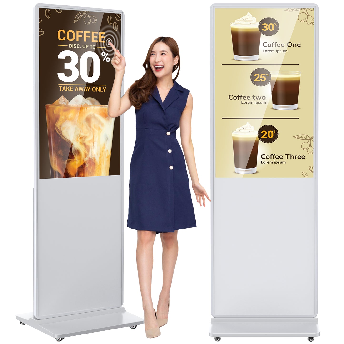MWE Floor standing Digital Signage 32" - 65"