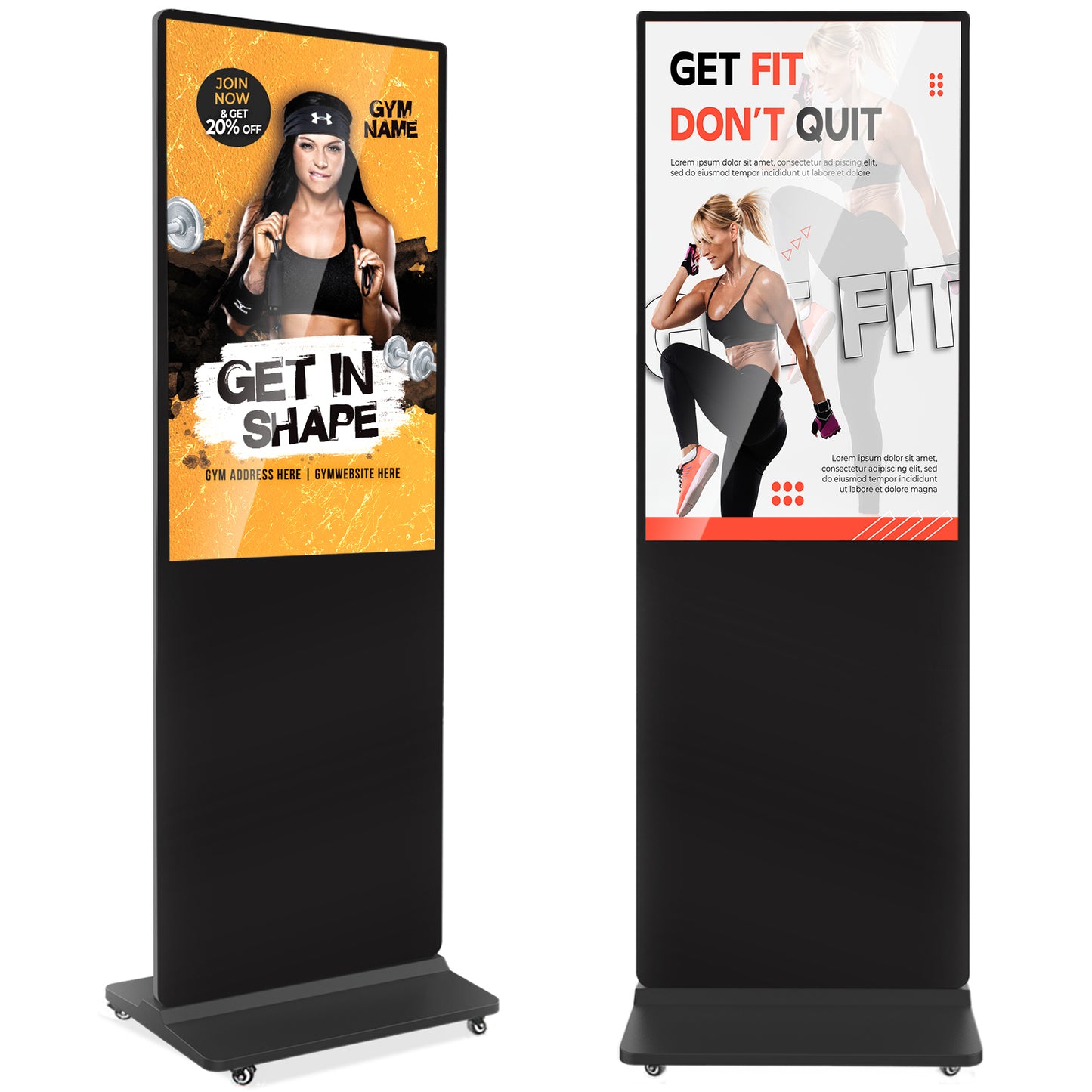 MWE Floor standing Digital Signage 32" - 65"