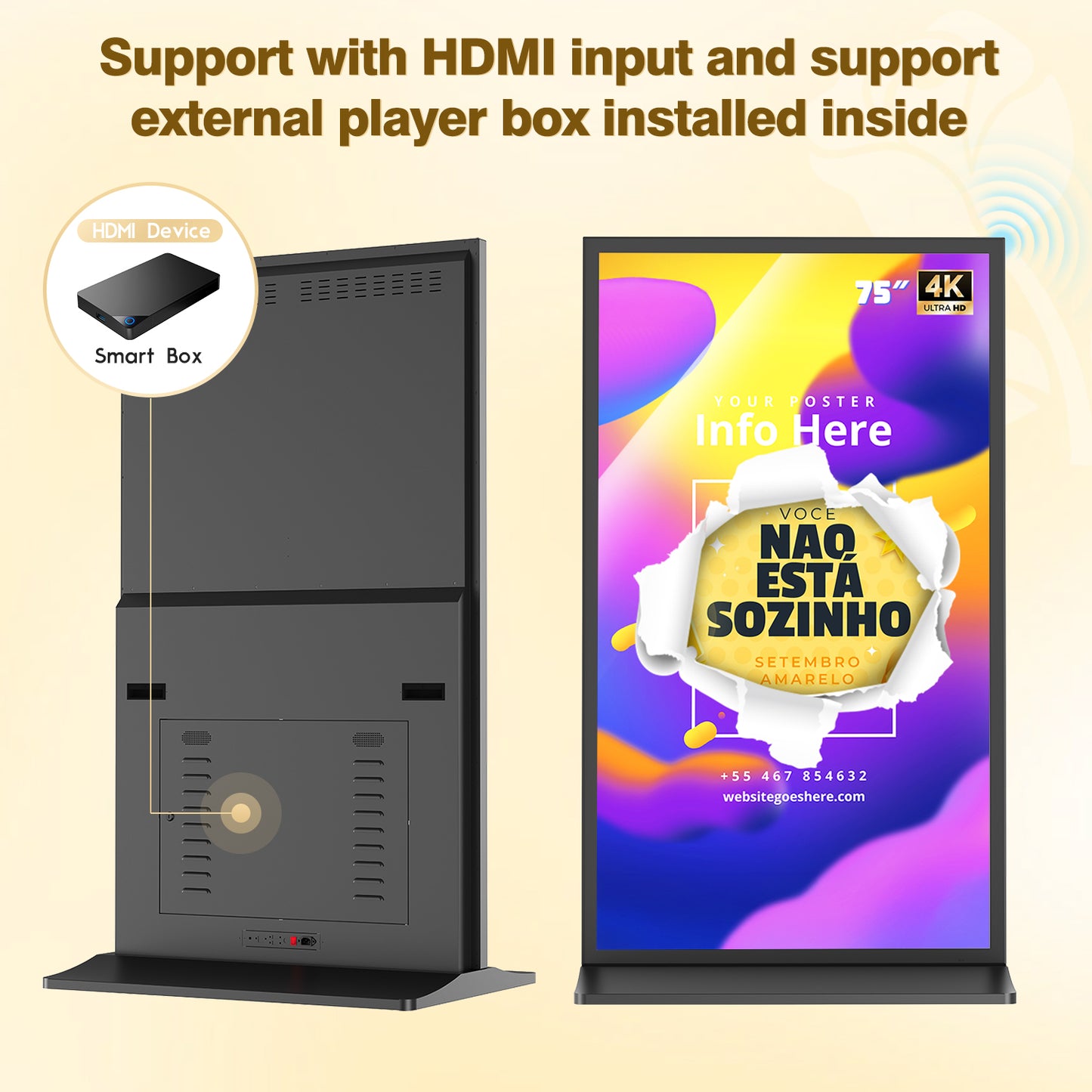 MWE Full Screen Digital Signage