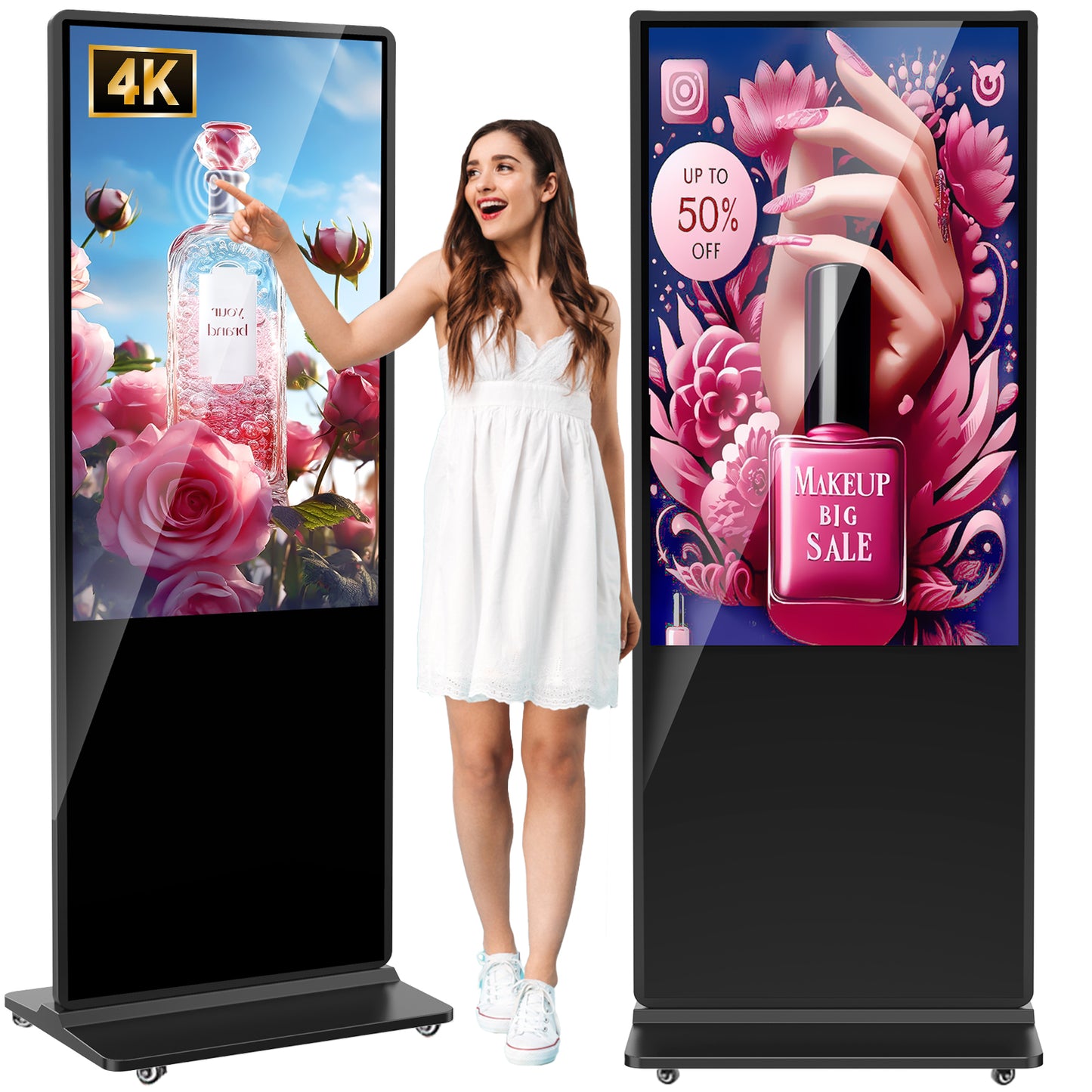 MWE Floor standing Digital Signage 32" - 65"