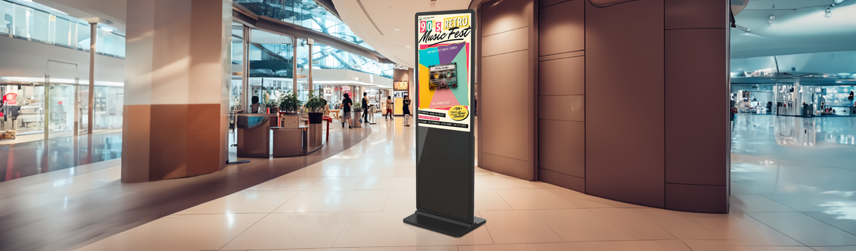 Major Digital Sign MWE Floor standing Digital Signage 43
