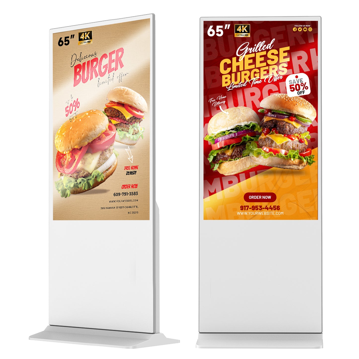 MWE Floor standing Digital Signage 32" - 65"