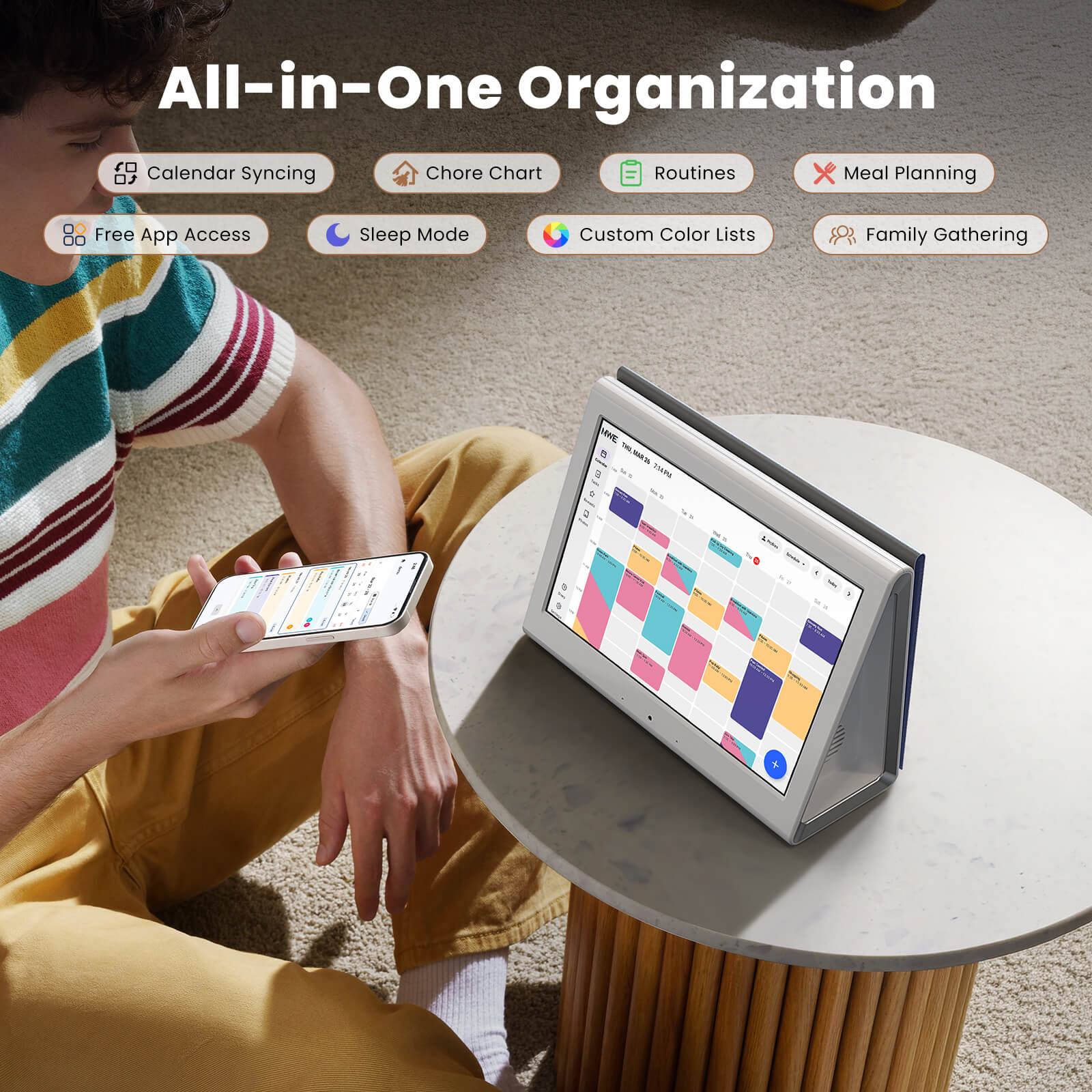 MWE 10.1" Smart Digital Calendar