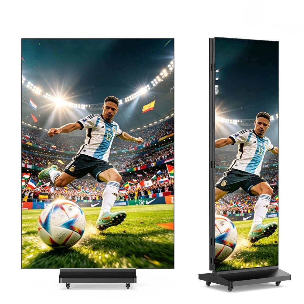 MWE Indoor Tri-Fold LED Poster Screen