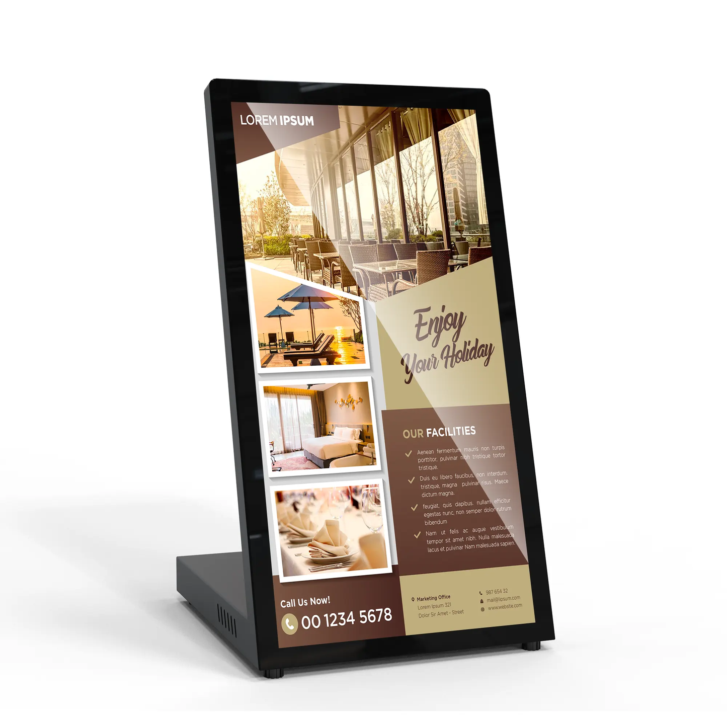 MWE Table Touch Screen Digital Display 8.0" - 14"